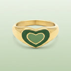 Bague Cœur Sixtees — vue 4