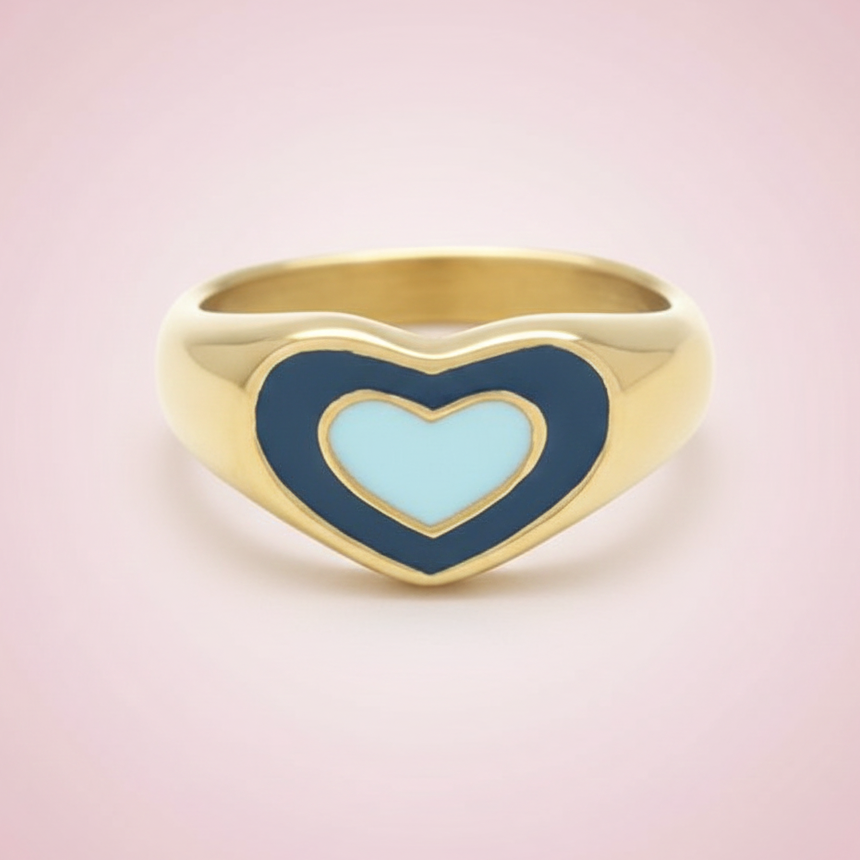 Bague Cœur Sixtees