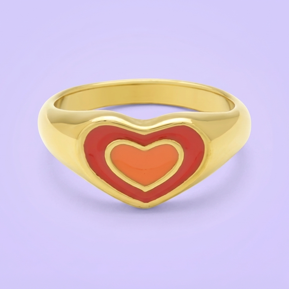 Bague Cœur Sixtees