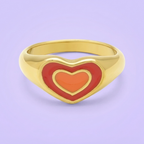 Bague Cœur Sixtees