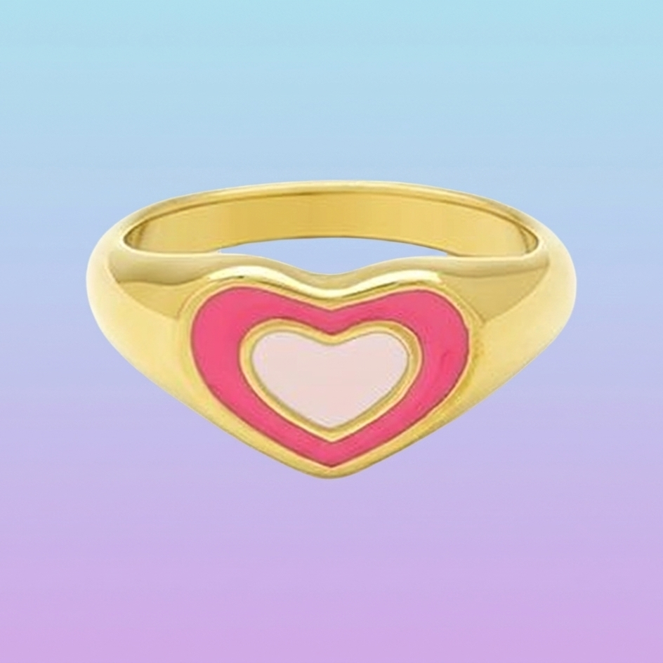 Bague Cœur Sixtees