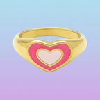 Bague Cœur Sixtees