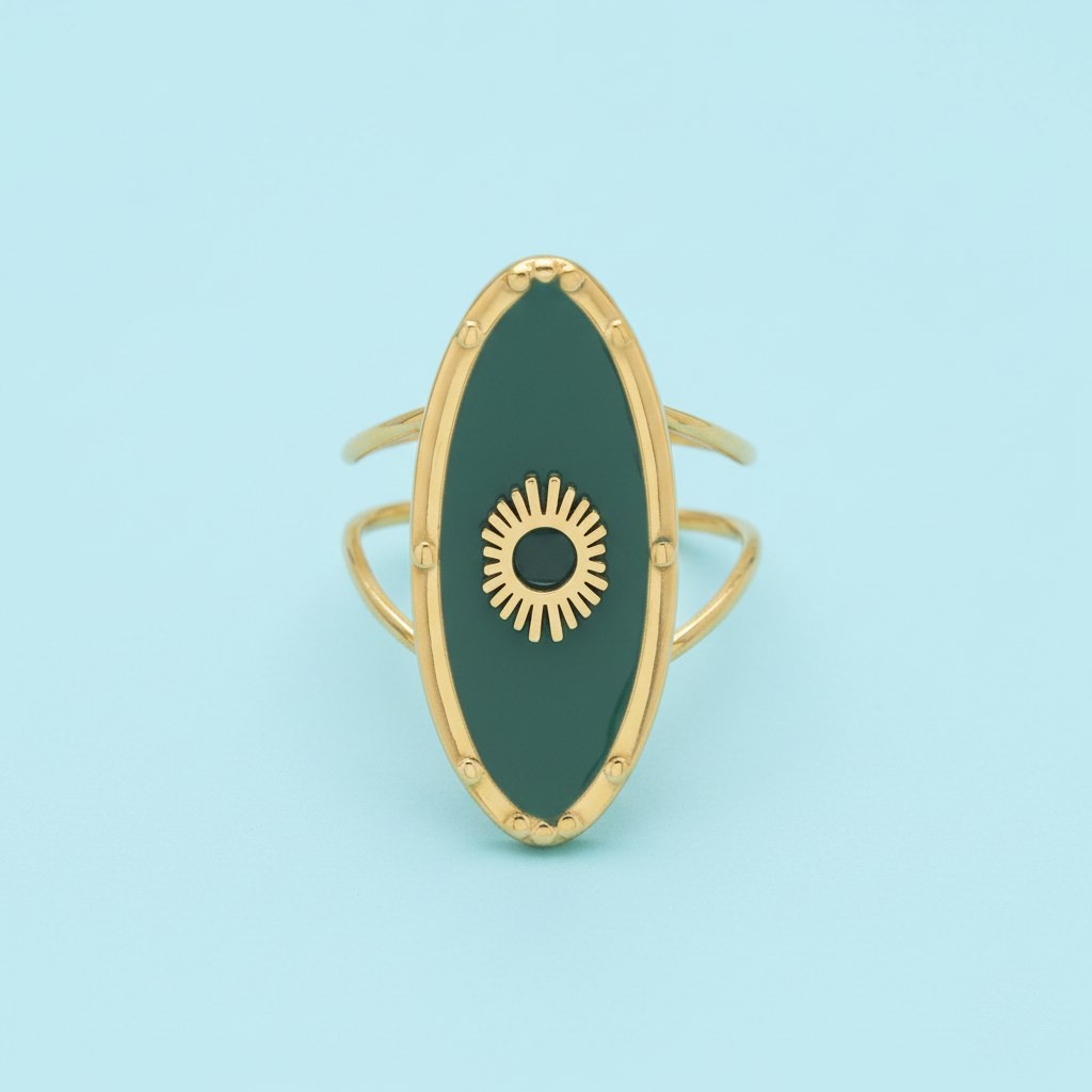 Bague Un été Bleu — vue 3