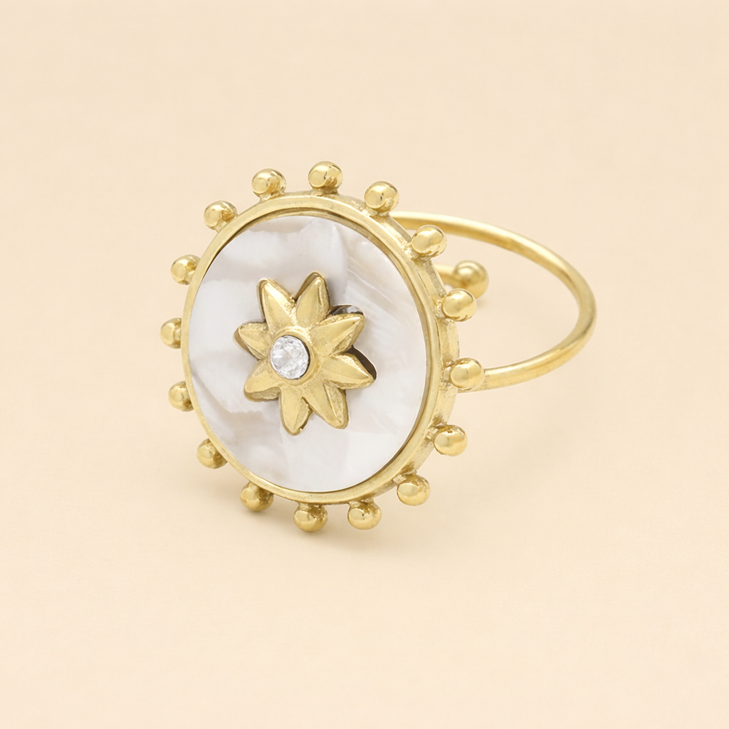 Bague Fleur Nymphéa