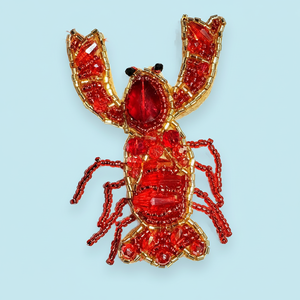 Broche Homard Sequinino