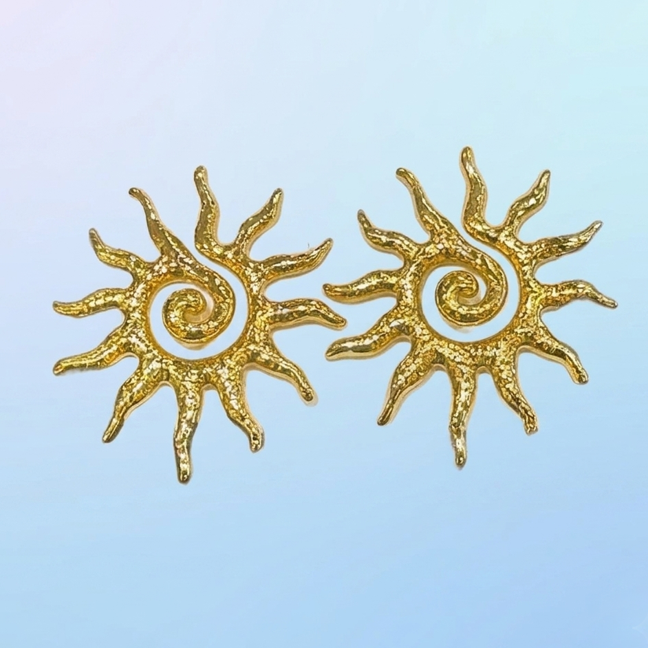 Boucles d'oreilles Soleil