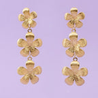 Boucles d'oreilles Fleurs Cascade