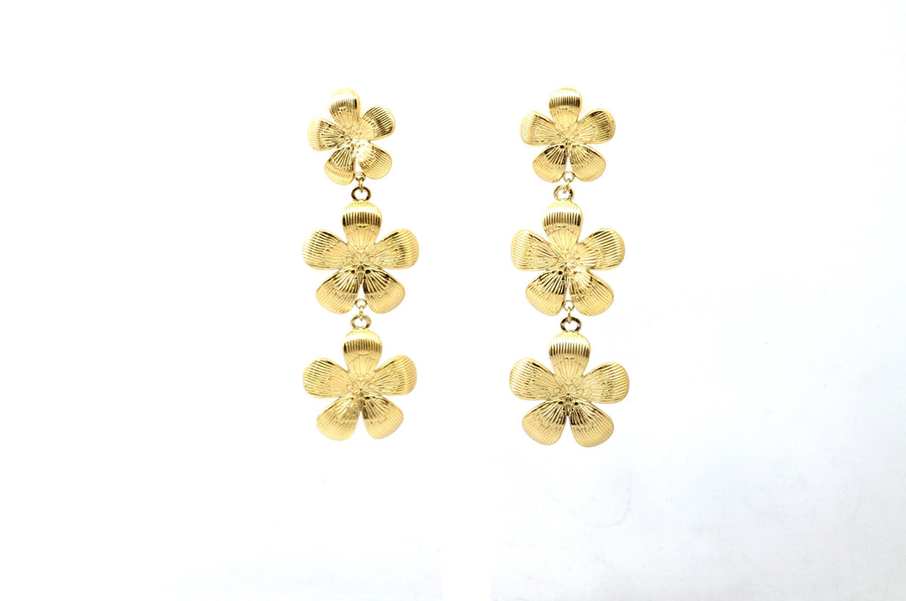 Boucles d'oreilles Fleurs Cascade — vue 2