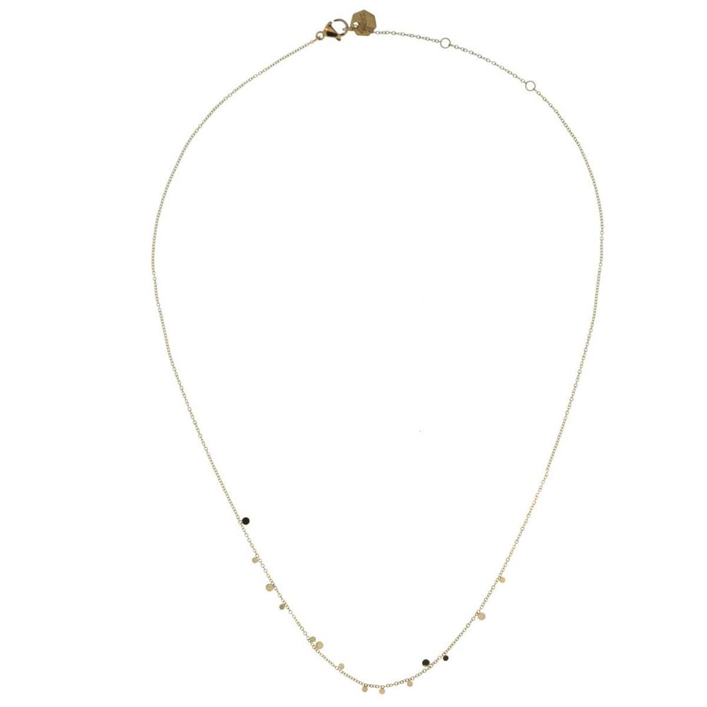 Collier délicates pampilles rondes — vue 3