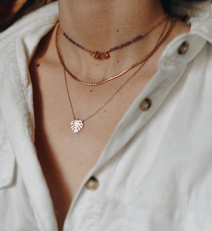 Collier Monstera — vue 2