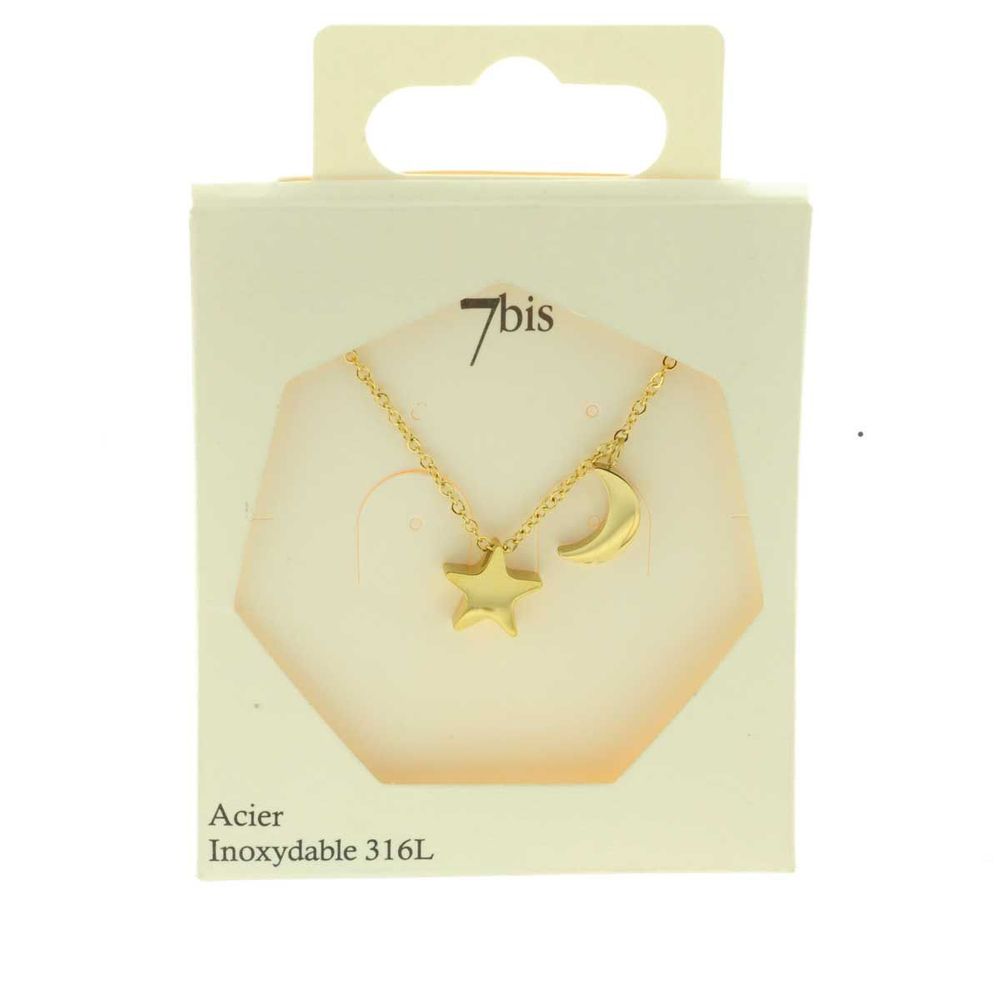 Collier Lune Et Étoile