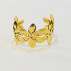 Bracelet Manchette Fleurs Aster