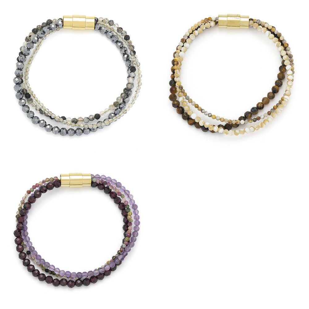Bracelet 3 rangs FILOMENA