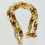 Chaîne téléphone Ambrée