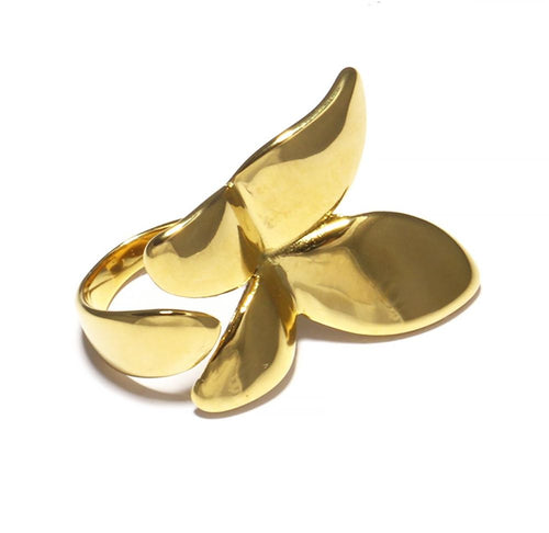 Bague Fleur Papillon