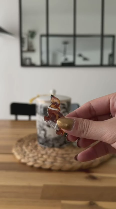 Pince à cheveux Mini Teckel Espiègle