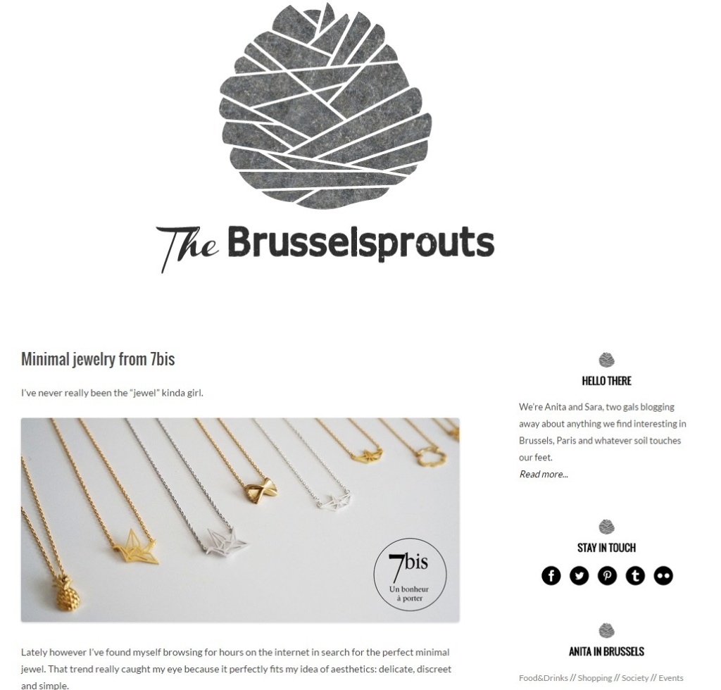 Bijoux 7bis Paris - The Brusselsprouts