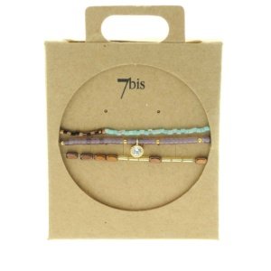 330010B bracelet mix and match-violet-bleu-marron-collection idees cadeaux