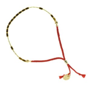 330010D Bracelet mix and match rouge doré collection idees cadeaux